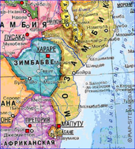 carte de Afrique