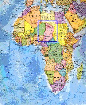 mapa de Africa