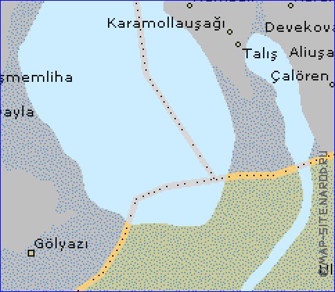 carte de  il Aksaray