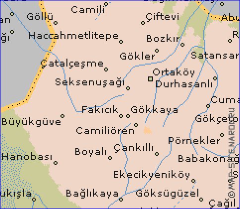 carte de  il Aksaray