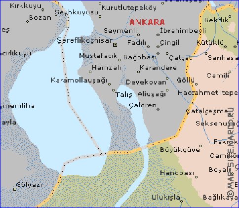 carte de  il Aksaray