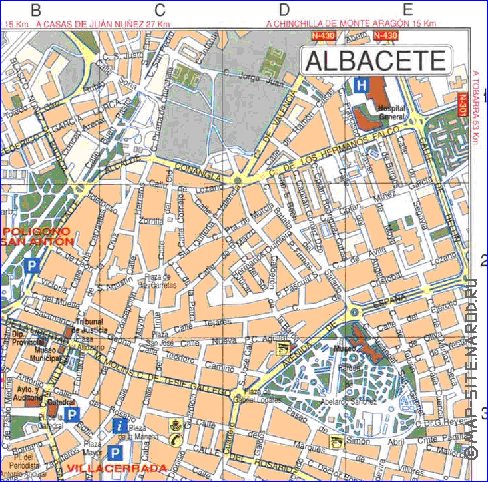 carte de Albacete
