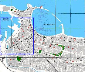 mapa de Alexandria