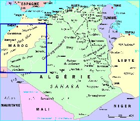 carte de Algerie