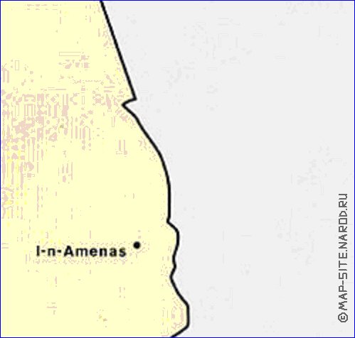 mapa de de densidade populacional Argelia em ingles