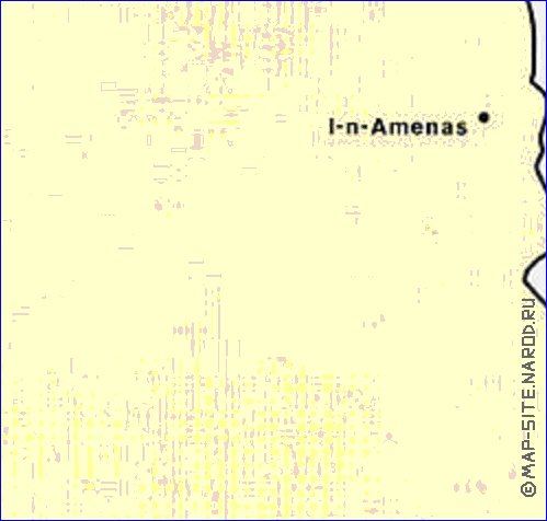 mapa de de densidade populacional Argelia em ingles