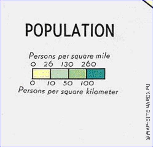 mapa de de densidade populacional Argelia em ingles