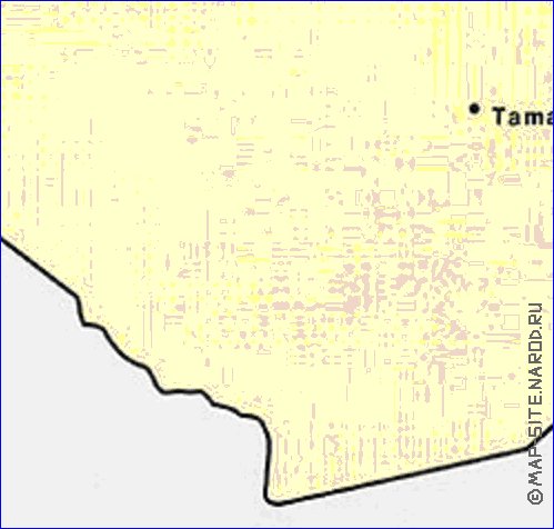 mapa de de densidade populacional Argelia em ingles