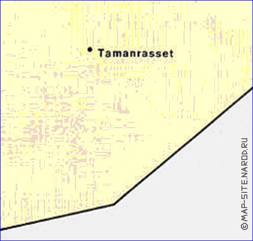 mapa de de densidade populacional Argelia em ingles