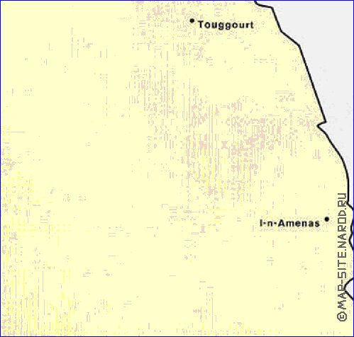 mapa de de densidade populacional Argelia em ingles