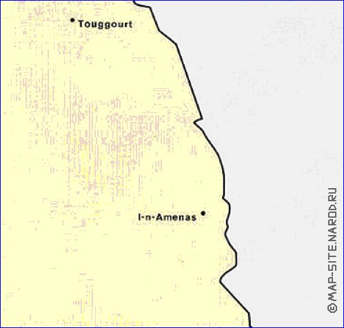 mapa de de densidade populacional Argelia em ingles