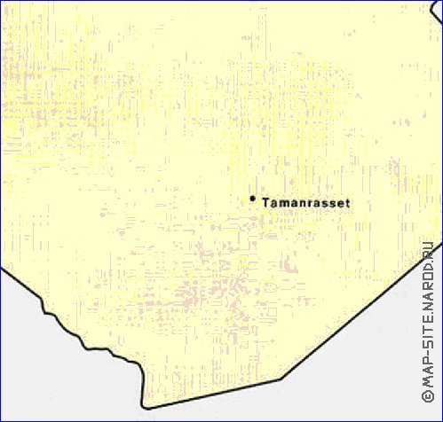 mapa de de densidade populacional Argelia em ingles