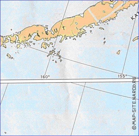 carte de Alaska en anglais