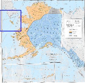 carte de Alaska en anglais