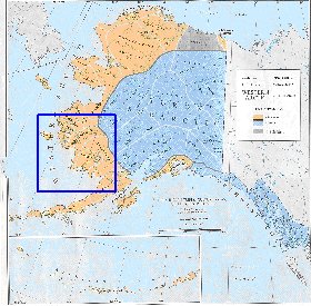 carte de Alaska en anglais