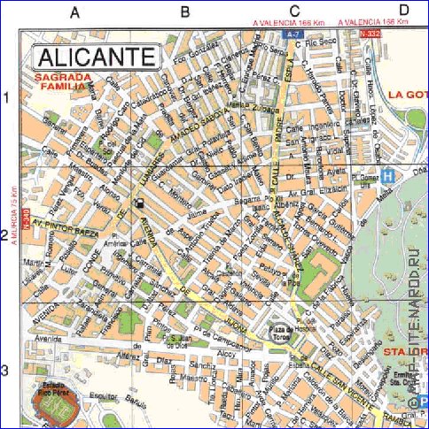 carte de Alicante