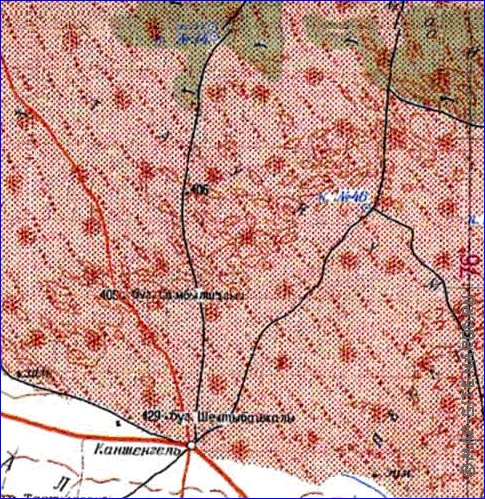 carte de Oblys d'Almaty