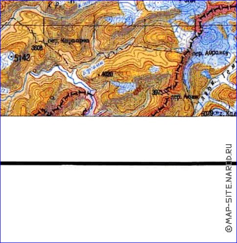 carte de Oblys d'Almaty