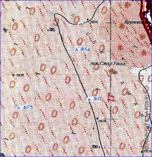 carte de Oblys d'Almaty