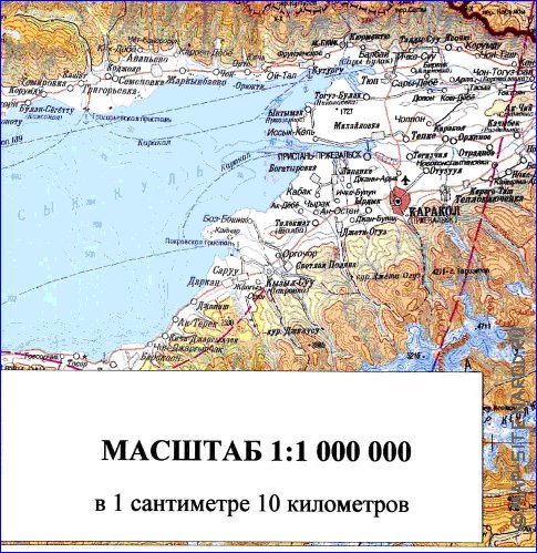 carte de Oblys d'Almaty