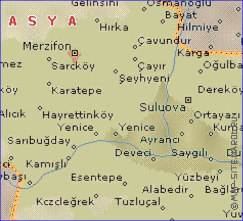 carte de  il Amasya