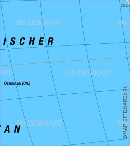 Fisica mapa de America em alemao