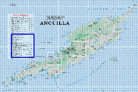 carte de Anguilla