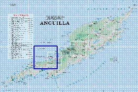 carte de Anguilla