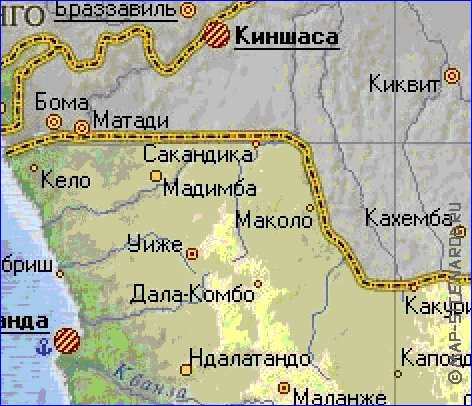carte de Angola