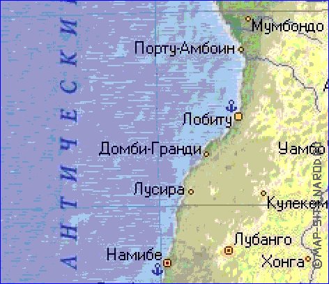 carte de Angola