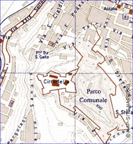 mapa de Ancona