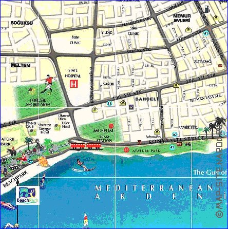 carte de Antalya