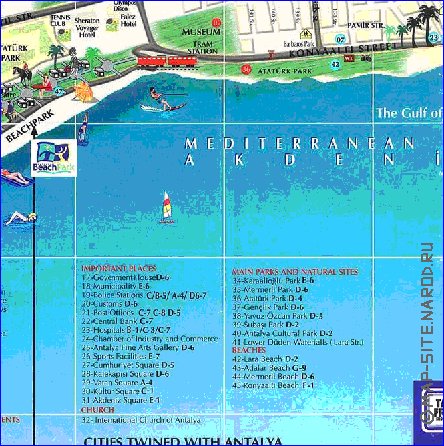 carte de Antalya