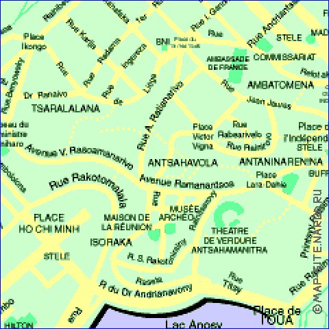 mapa de Antananarivo