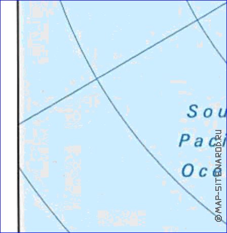 Administratives carte de Antarctique en anglais