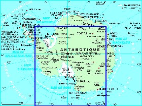 mapa de Antartica em frances