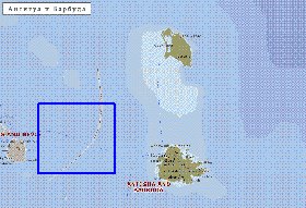 carte de Antigua-et-Barbuda