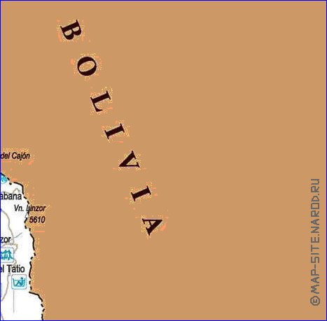 mapa de  oblast Antofagasta