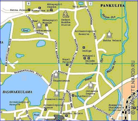 carte de Anuradhapura