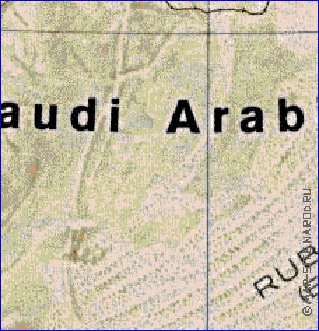 carte de Arabie