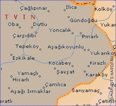 mapa de  il Ardahan