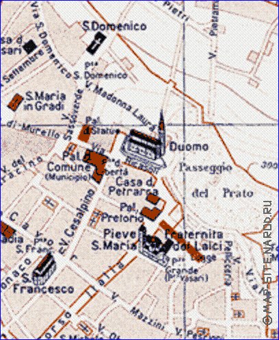 carte de Arezzo