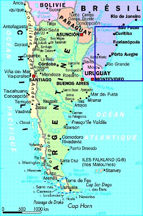 carte de Argentine