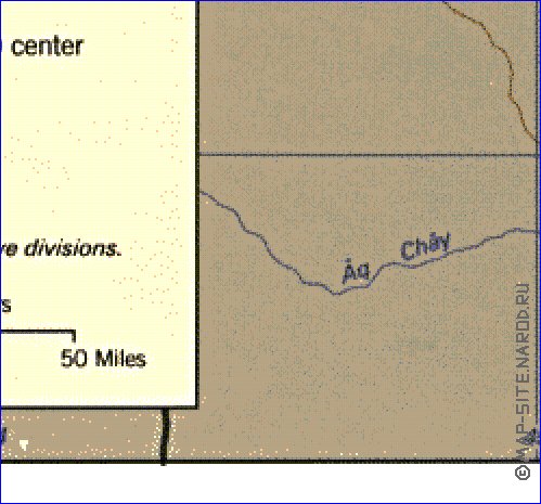 carte de Armenie en anglais