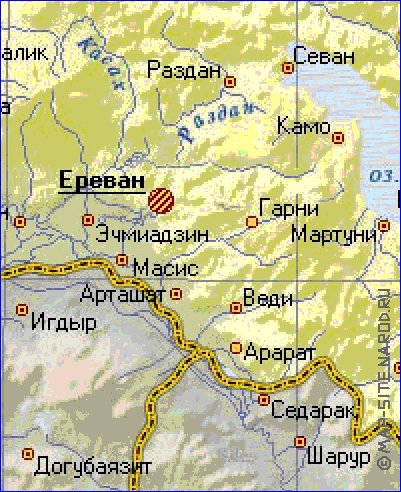 carte de Armenie