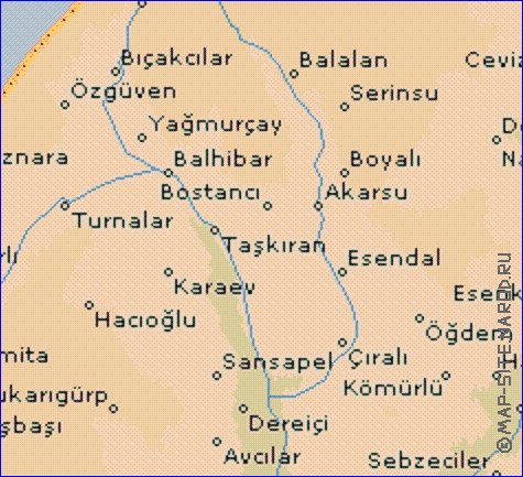 mapa de  il Artvin