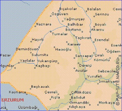 mapa de  il Artvin