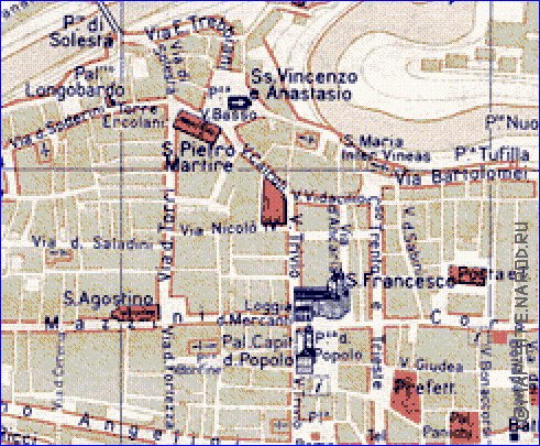 mapa de Ascoli Piceno