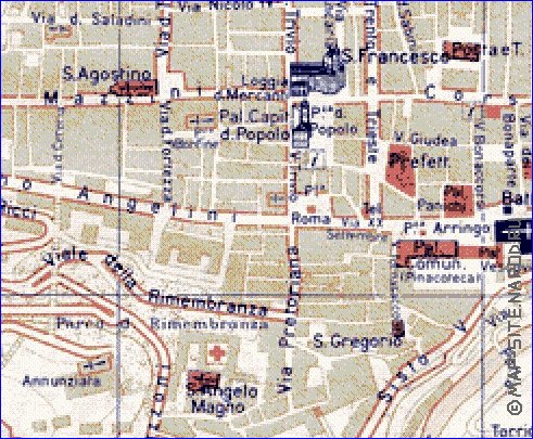mapa de Ascoli Piceno