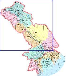 carte de Oblast d'Astrakhan